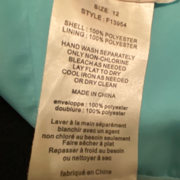 David's Bridal Halter Pool Bridesmaid Dress - Picture 7 of 7